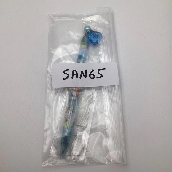 Disney Princess Charm Pen Blue Ariel Belle Cinderella Japan NIP - Picture 6 of 6